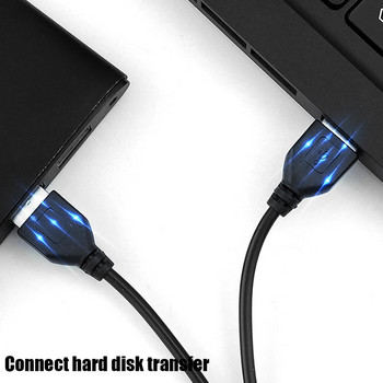 USB към USB тип A мъжки към мъжки удължител USB удължителен кабел за радиатор твърд диск Webcom камера USB кабел за предаване на дата
