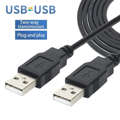 USB na USB tipa A muški na muški produžni USB produžni kabel za radijator tvrdi disk Webcom kamera USB kabel za prijenos datuma