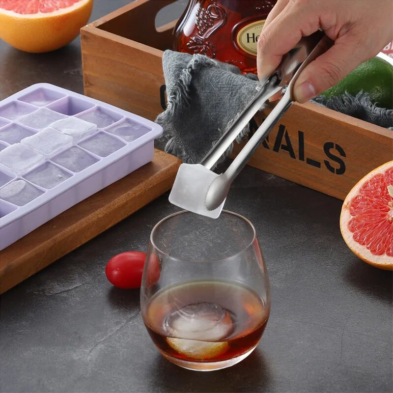 304 rozsdamentes acél meghosszabbított jégcsipesz ételfogó étterem büfé desszert kapcsok kenyér hús bilincs konyhai edények