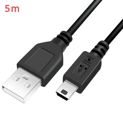 Mini USB 2.0 kabel 5pin Mini USB na USB Kabeli za brzi podatkovni punjač za MP3 MP4 player Auto DVR GPS Digitalna kamera Smart TV1/1.5m