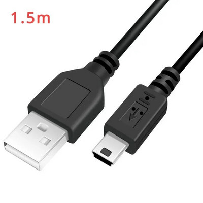 Mini USB 2.0 kabel 5pin Mini USB na USB Kabeli za brzi podatkovni punjač za MP3 MP4 player Auto DVR GPS Digitalna kamera Smart TV1/1.5m