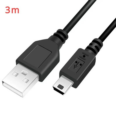 Mini USB 2.0 kabel 5pin Mini USB na USB Kabeli za brzi podatkovni punjač za MP3 MP4 player Auto DVR GPS Digitalna kamera Smart TV1/1.5m
