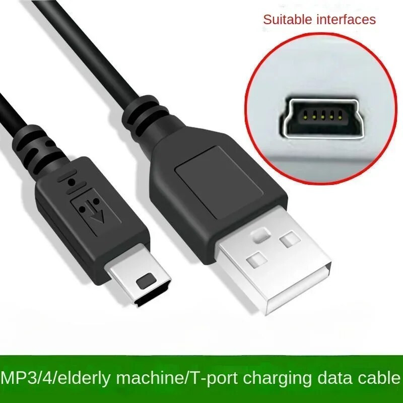 Mini USB 2.0 kabel 5pin Mini USB na USB Kabeli za brzi podatkovni punjač za MP3 MP4 player Auto DVR GPS Digitalna kamera Smart TV1/1.5m