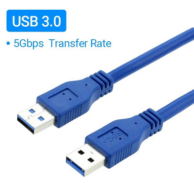 Iš USB 3.0 į USB 3.0 ilginimo laidas USB A kištukinis lizdas USB3.0 2.0 ilgintuvo laido greitas duomenų perdavimas, skirtas standžiojo disko radiatoriui