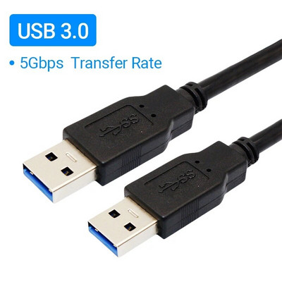 Iš USB 3.0 į USB 3.0 ilginimo laidas USB A kištukinis lizdas USB3.0 2.0 ilgintuvo laido greitas duomenų perdavimas, skirtas standžiojo disko radiatoriui