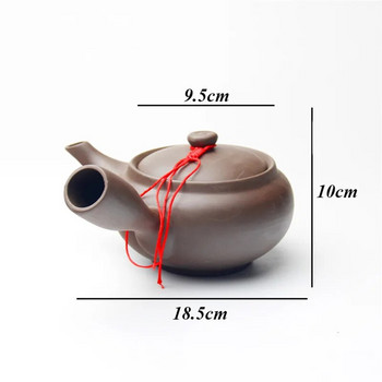 Японски стил лилава глина ръчно изработена кана за чай китайски комплект за чай креативен офис кунг-фу чайник керамичен чайник със странична дръжка филтър