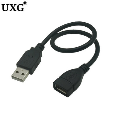 USB produžni kabel pod kutom od 90 stupnjeva USB 2.0 kratki kabel za Smart TV PS4 Brzi podatkovni produžni kabel Muško-ženska žica 0,1 m
