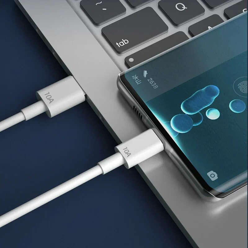 120W 10A USB Type C USB kabel Super Fast Charing Line za Xiaomi Samsung Huawei Honor Quick Charging USB C kabeli Podatkovni kabel