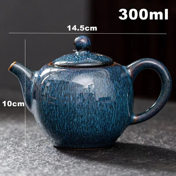 Exquisite Starry Glaze Ceramic Pu\'er Teapot Θερμαινόμενος βραστήρας Σετ τσαγιού Oriental China Teapot Clay Samovar Teapots Gaiwan Pot Puer