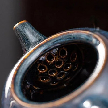 Exquisite Starry Glaze Ceramic Pu\'er Teapot Θερμαινόμενος βραστήρας Σετ τσαγιού Oriental China Teapot Clay Samovar Teapots Gaiwan Pot Puer