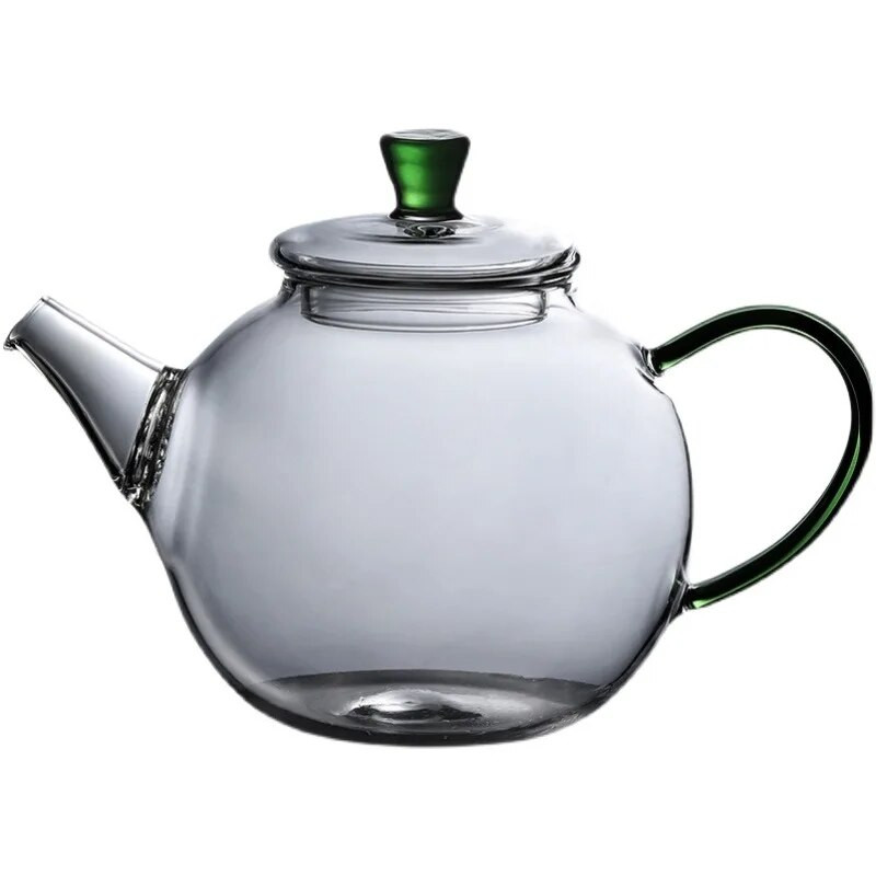 Visoko borosilikatno staklo Pije jedna osoba Mali čajnik Jedan lonac do usta Mini uredski set za filtraciju čaja