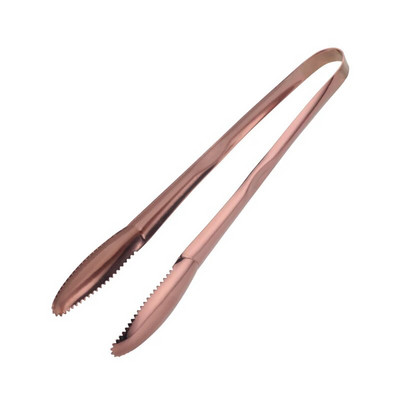 1 vnt. auksinės ledo žnyplės, nerūdijančio plieno kepsninės žnyplės Maisto patiekimas Protingos salotos, duona, mėsa, vaisiai, virtuvės spaustukai, kepimo reikmenys