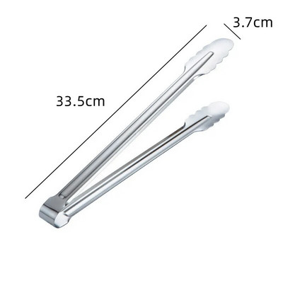 Rozsdamentes acél ételfogók hús steak grillkapcsok kenyérbilincs Étterem Otthon Konyha Grillezési kellékek