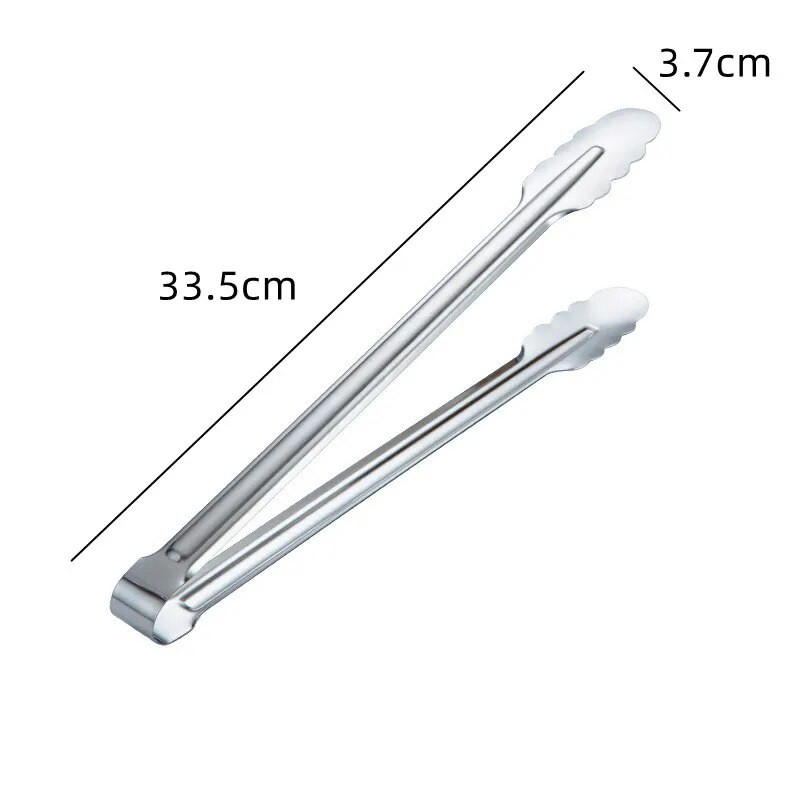 Rozsdamentes acél ételfogók hús steak grillkapcsok kenyérbilincs Étterem Otthon Konyha Grillezési kellékek