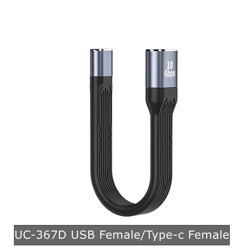 USB3.1 do Type C 10Gbps Gen2 OTG Datumski kabel Muški na ženski podatkovni USB C kabel za punjenje za PC TV Produžni kabel za tvrdi disk Kratki kabel 13 cm