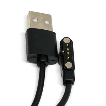 1 бр. 5-пинов Pogo магнитен кабел за детски смарт часовник Кабел за зареждане USB 2,54 мм кабел за зареждане за A20 A20S TD05 V6G Магнитно зарядно устройство