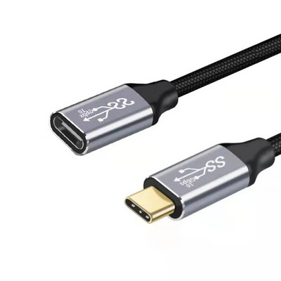 USB C produžni kabel USB3.1 10Gbps PD100W kabel muški na ženski tip C produžni kabel za telefon prijenosno računalo Nintendo Switch MacBook