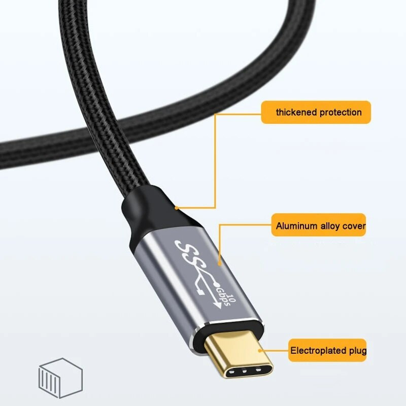 USB C produžni kabel USB3.1 10Gbps PD100W kabel muški na ženski tip C produžni kabel za telefon prijenosno računalo Nintendo Switch MacBook