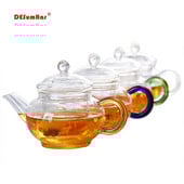 250 ml mini gėlių arbatinukas su filtru, praktiškas buteliukas gėlių arbatos puodelis stiklinis arbatinukas su infuser arbatos lapų žolelių kava