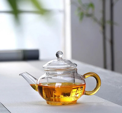 250 ml mini gėlių arbatinukas su filtru, praktiškas buteliukas gėlių arbatos puodelis stiklinis arbatinukas su infuser arbatos lapų žolelių kava