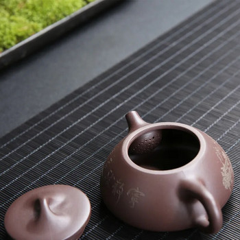 Yixing Raw Ore Purple Sand Shipiao Pot Traditional Pattern Purple Clay Teapot Handmade Kettle Tea Pot Kung Fu Teaware 185ml