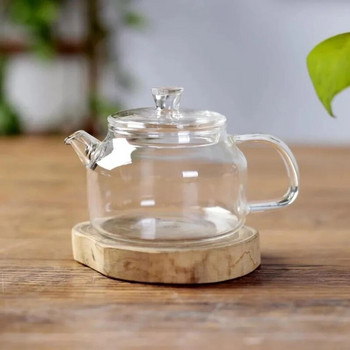 200ML Διαφανής γυάλινη τσαγιέρα Κανάτα νερού Ανθεκτική στη θερμότητα Clear Kung Fu Tea Pot Decanter for Water For Lemonade Teaware Home Tool