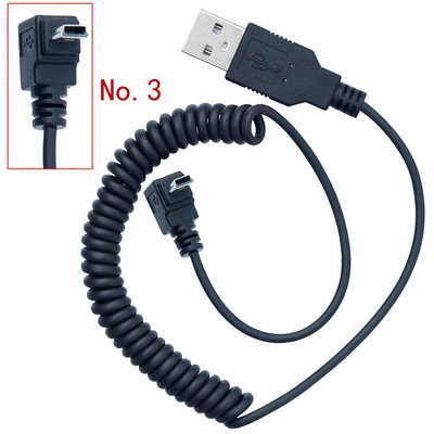40 CM USB 2.0 muški na MINI USB 2.0 muški 90 stupnjeva mini USB kut gore ili dolje pod kutom lijevo ili desno uvlačivi kabel za punjenje podataka