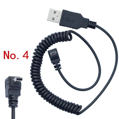 40 CM USB 2.0 muški na MINI USB 2.0 muški 90 stupnjeva mini USB kut gore ili dolje pod kutom lijevo ili desno uvlačivi kabel za punjenje podataka