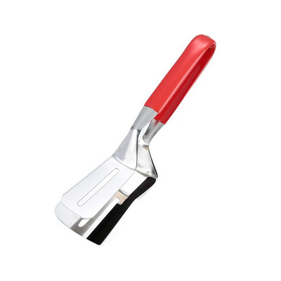 Rozsdamentes acél grillfogó Sütés Lapát Leeresztő olaj Spatula Clip Pizza Grillezés Tartozékok Háztartási konyhai eszközök