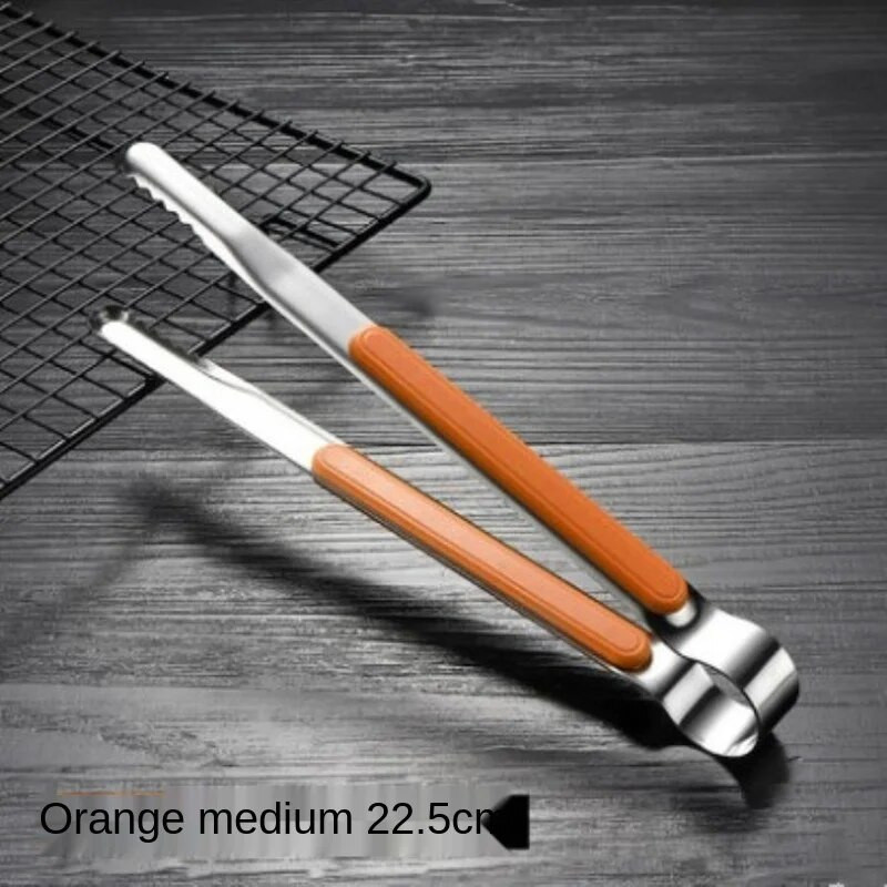 Hvataljke za roštilj od nehrđajućeg čelika Roštilj Stezaljka za hranu Hvataljka za led Mesna salata Tost Stezaljka za kruh Kuhinjski pribor Alati 25,5x1,8 cm