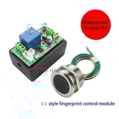 BIO Fingerprint Identification Module Fingerprint Authentication Control Module Relay for Access Control 12V 24V