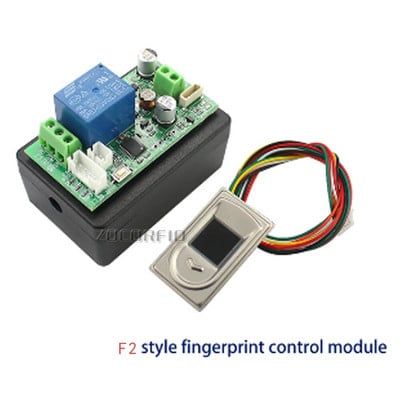 BIO Fingerprint Identification Module Fingerprint Authentication Control Module Relay for Access Control 12V 24V