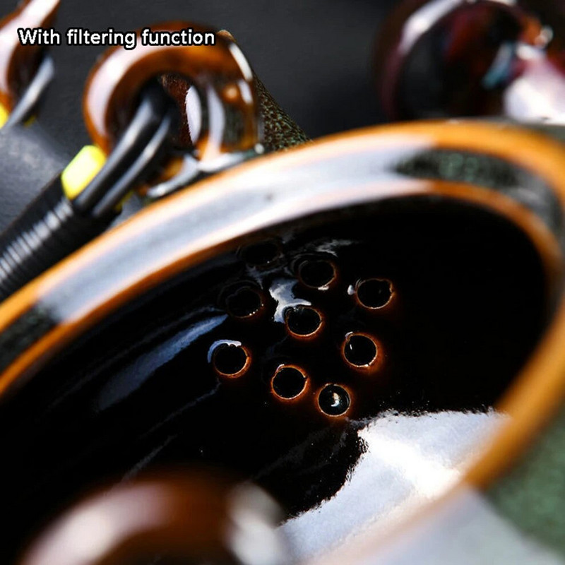 Keramički čajnik od 700 ml Lonac za kućnu ručku Dodaci za čajnu kuhinju Promjena peći Lonac za kuhanje čaja u šalici Ljepota Zdravlje Set za čaj