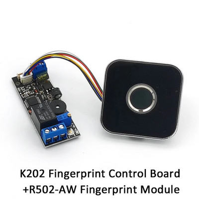 K202 DC12V zema enerģijas patēriņa grozāmā releja pogas pirkstu nospiedumu vadības panelis durvju piekļuves kontroles motocikla automašīnai