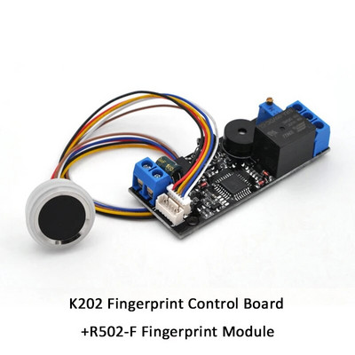 K202 DC12V zema enerģijas patēriņa grozāmā releja pogas pirkstu nospiedumu vadības panelis durvju piekļuves kontroles motocikla automašīnai