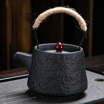 Κεραμική κατσαρόλα Ρετρό Ιαπωνική τσαγιέρα Kungfu Τσαγιέρα καφέ για τσάι σε φλιτζάνι Puer Tea Βραστήρας παρασκευής τσαγιού Yixing πήλινο βραστήρας Teeware Teware