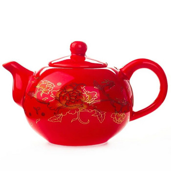 Κεραμικό κόκκινο μπρίκι κινέζικο Dragon Teapot Κεραμικό σετ τσαγιού Βραστήρας Kung Fu Teaware χειροποίητο Teapot εύκολο βραστήρα τσαγιέρα