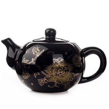 Керамична кана за червен чай Чайник с китайски дракон Керамичен комплект за чай Чайник Kung Fu Чайник Ръчно изработен чайник Лесен чайник чайник