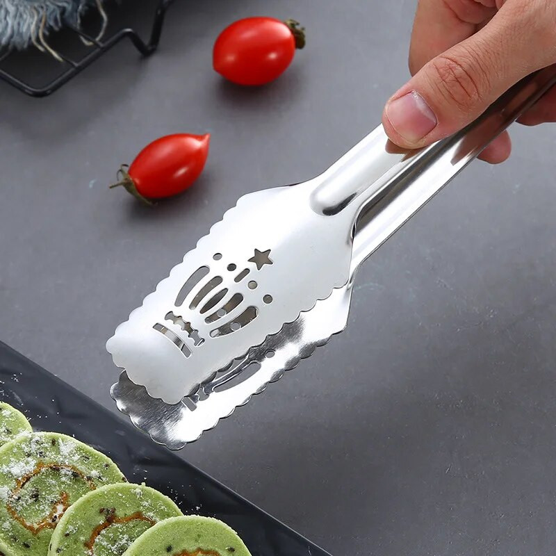 Neklizajući nehrđajući čelik Kuhinjska kopča za hranu Kruna Šuplje hvataljke Odrezak za roštilj Stezaljke za kruh Pribor za kuhanje