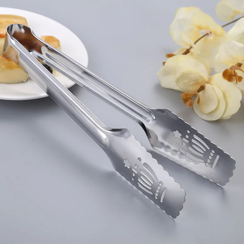 Neklizajući nehrđajući čelik Kuhinjska kopča za hranu Kruna Šuplje hvataljke Odrezak za roštilj Stezaljke za kruh Pribor za kuhanje