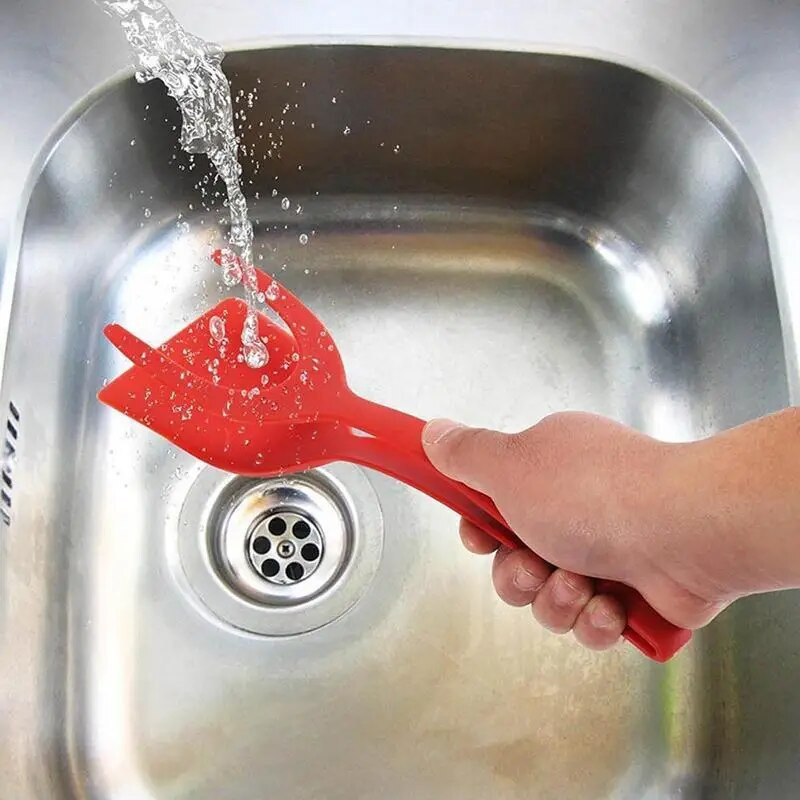 Višenamjenska 2 u 1 lopatica hvataljka za kuhinju Odrezak od jaja tost pržena šunka hvataljka neljepljiva hvataljka novi kuhinjski dodaci