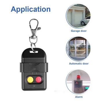 8 Dip Switch 433Mhz Smart Copy Remote Control Fixed Code 2CH Duplicator for Gate Garage Door Opener or Alarm 330MHz