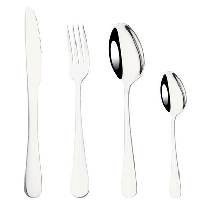 Reklaminis indų rinkinys nerūdijančio plieno spalvingas vaivorykštės auksinis peilis šakutė arbatinis šaukštelis indaplovėje saugus sidabro indų rinkinys stalo įrankių dėžutė