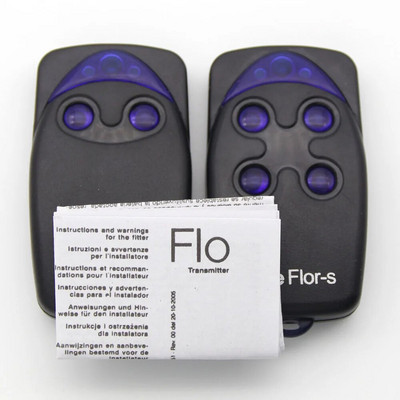 Flor-s Flor Flo2R Дистанционно управление Gate Garage Door Flor-s Remote 433.92MHz