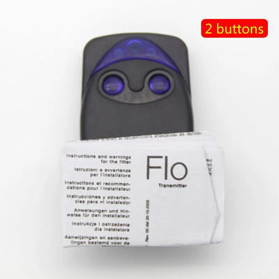 Flor-s Flor Flo2R nuotolinio valdymo pultas garažo vartai Flor-s nuotolinio valdymo pultas 433.92MHz