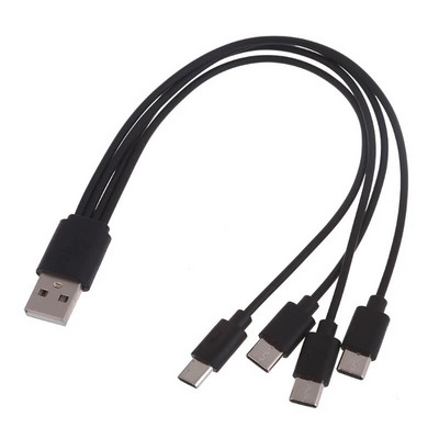 Mitme laadimiskaabel USB C splitteri kaabel 1/2/3/4 in 1 kiirlaadimisjuhe 1/2/3/4 tüüpi C-tüüpi isase pordiga telefoni tahvelarvuti jaoks