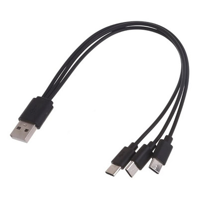 Kelių įkrovimo laidas USB C skirstytuvo laidas 1/2/3/4 in 1 greito įkrovimo laidas su 1/2/3/4 C tipo vyriško prievado, skirto telefono planšetiniam kompiuteriui