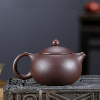 170 ml китайски лилави глинени чайници Yixing Класическа тенджера за чай Xishi 188 топка Филтър с отвор Чайник Майсторски ръчно изработени чайници Zisha Подаръци