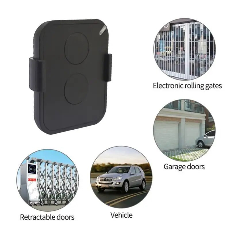 Tālvadības pults Led Duplicator 433Mhz Rf tālvadības pults Nice Era Fl02re Garāžas durvju pults Tālvadības Auto Came Door tālvadības pults