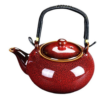 Κεραμική τσαγιέρα Large 700ML Home Handle Pot Tea Room Accessories Tea Pot Cold Kettle Vintage Celadon Tea Set